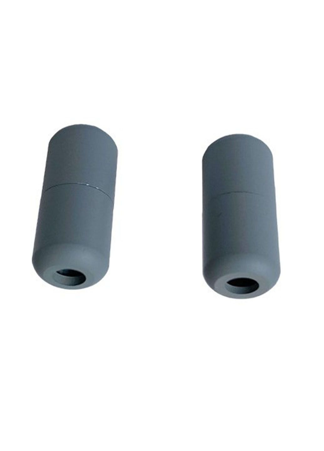 Наконечники на шнурку у формі капсул із закрутками замість зав'язок 1 пара сірого кольору No Brand (324834213)