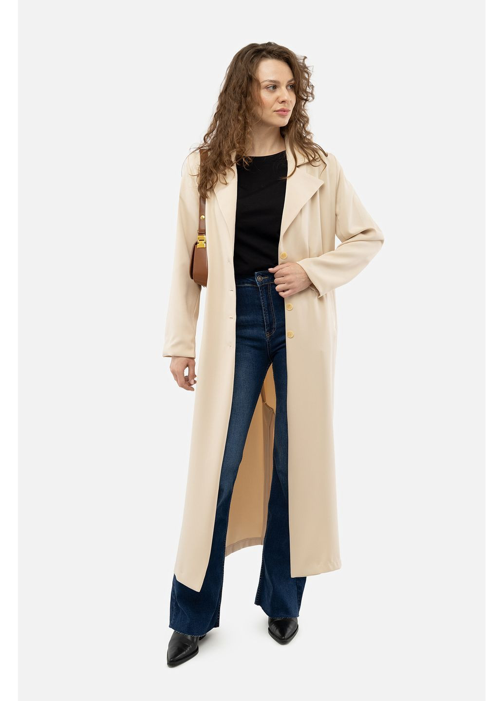 Жіночий жакет колір бежевий CB-00235474 Yuki демісезон (372954115)