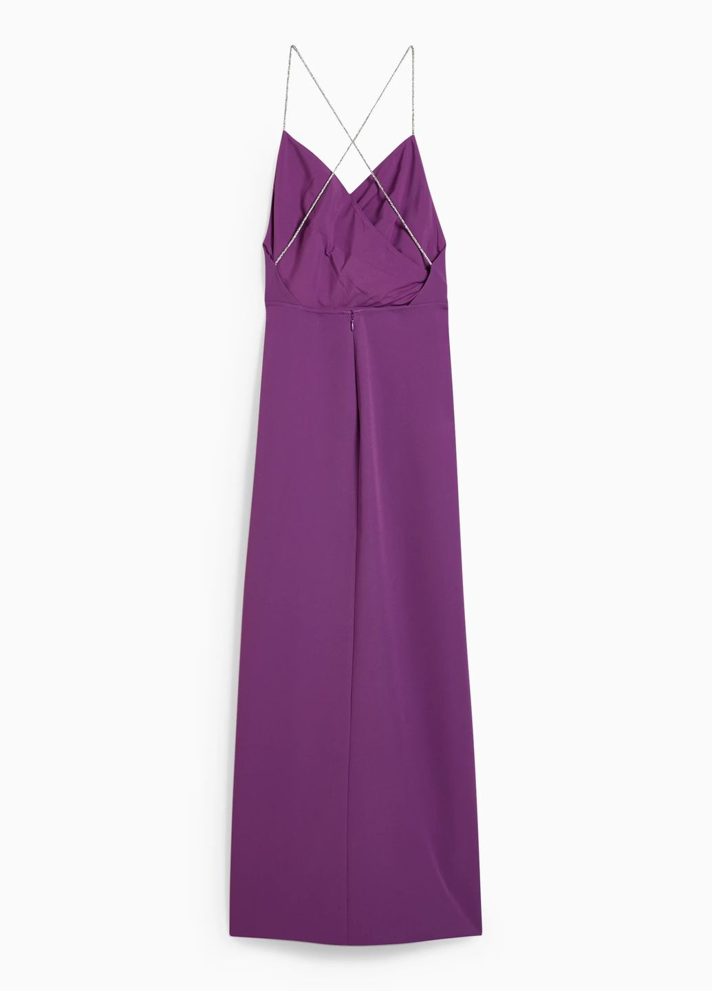 Фіолетова кежуал вечірня сукня максі C&A однотонна