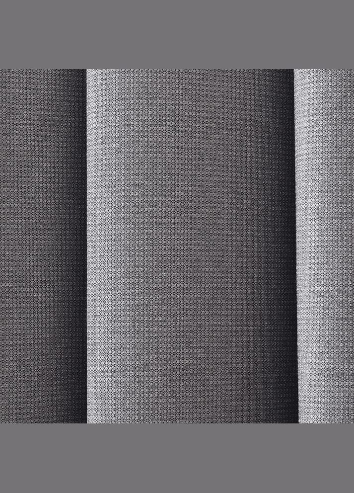 Комплект штор 2 шт Мешковина Лен 300х270 см, шторы, гардины, портьеры со шторной тесьмой графит IDEIA (328069126)