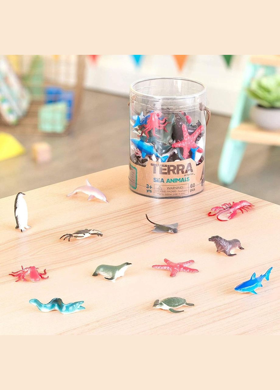 Мініатюрні реалістичні морські мешканці (12 штук) Battat (338425524)