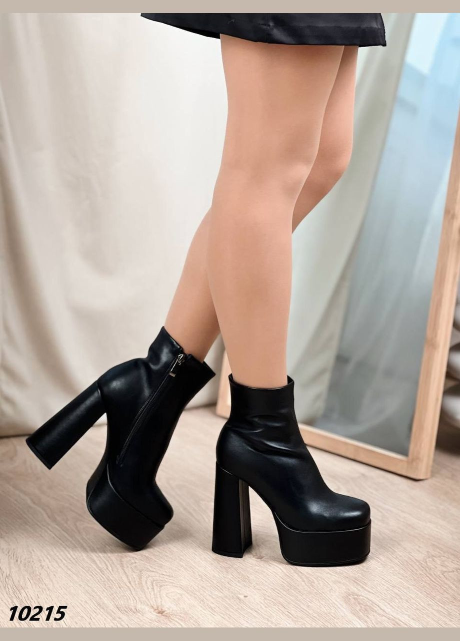 Чорні демісезонна ботильони Vakko