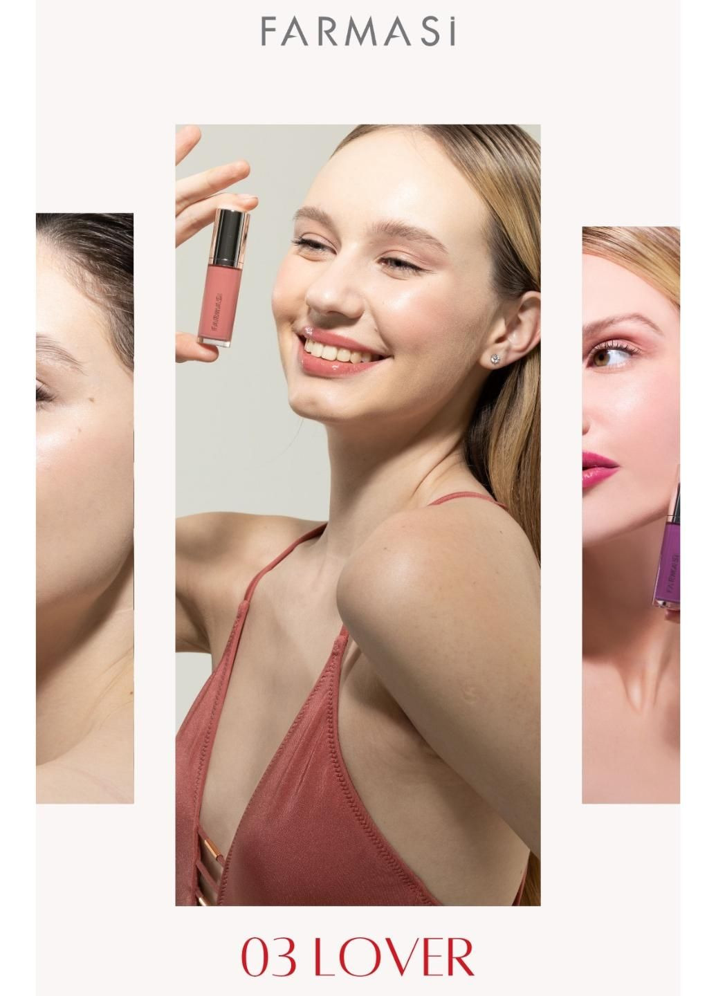 Блеск-плампер для увеличения губ 03 Lover 8 мл Farmasi (294944705)