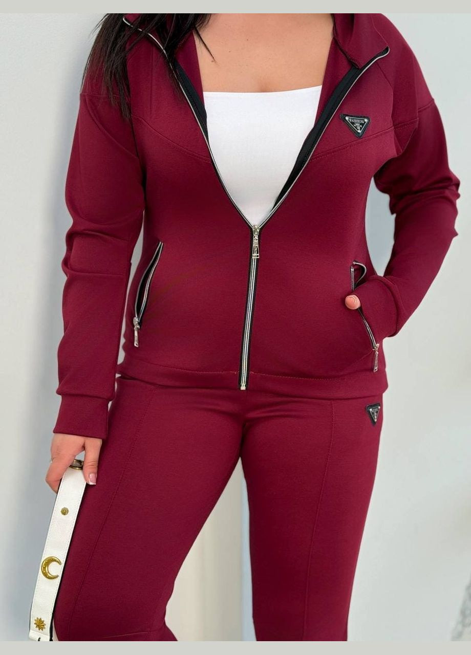 Женский спортивный костюм кораллового цвета New Trend (317417344)