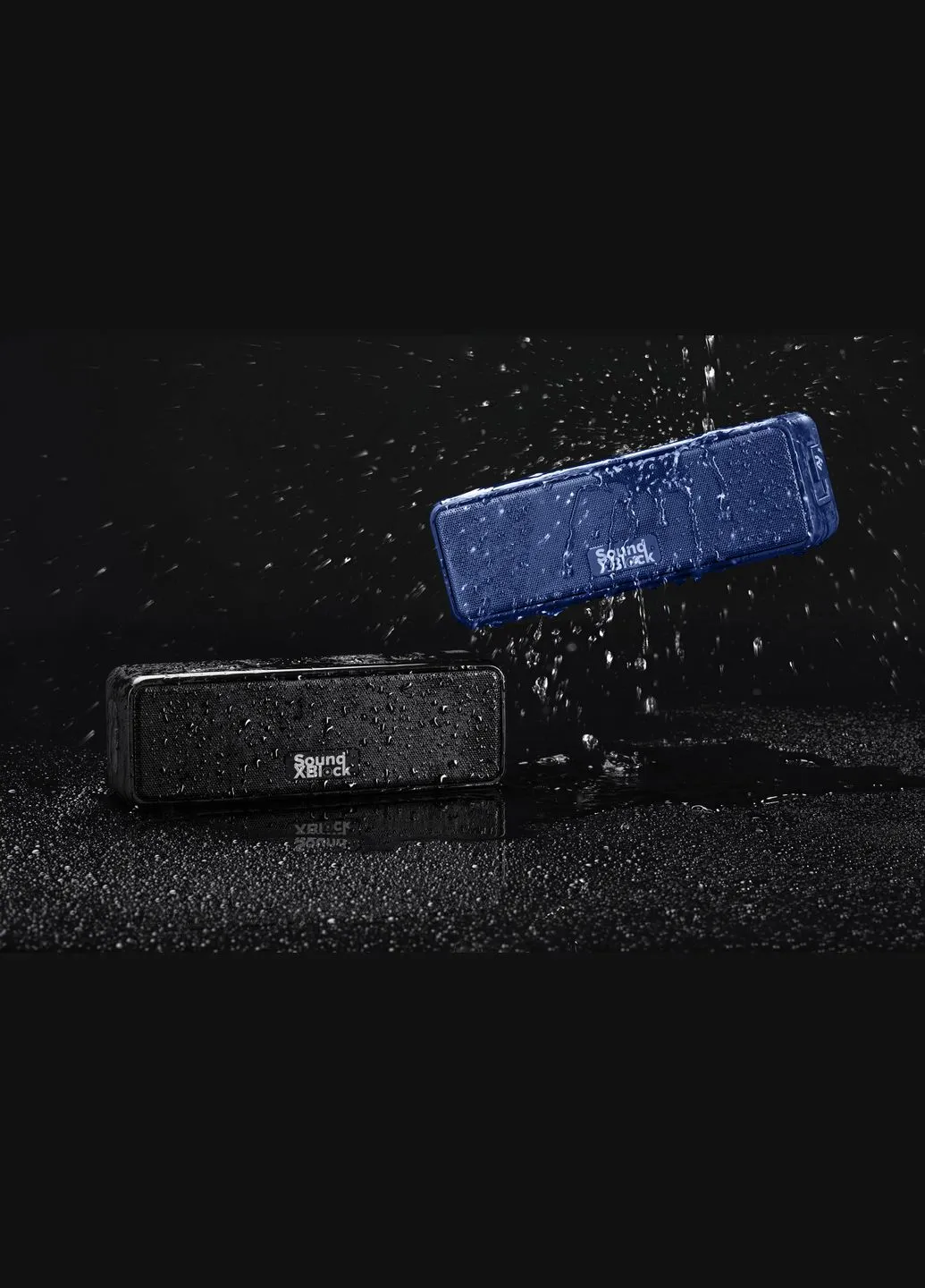 Акустична система SoundXBlock TWS, MP3, Wireless, Waterproof Black 2E (315349937)