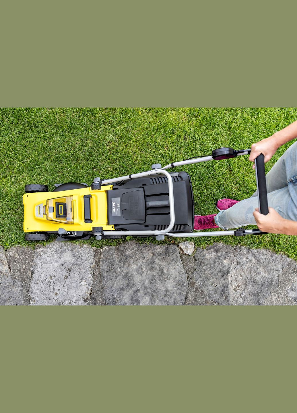 Газонокосилка аккумуляторная LMO 3-18 Battery 18В 34см 25-60мм (без АКБ и ЗУ) KARCHER (330031506)