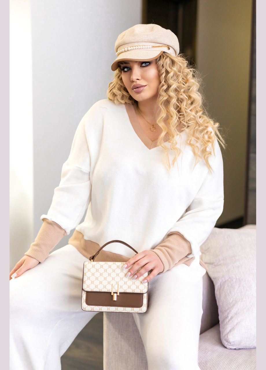 Прогулянковий жіночий костюм із ангори Fashion Girl (317234982)