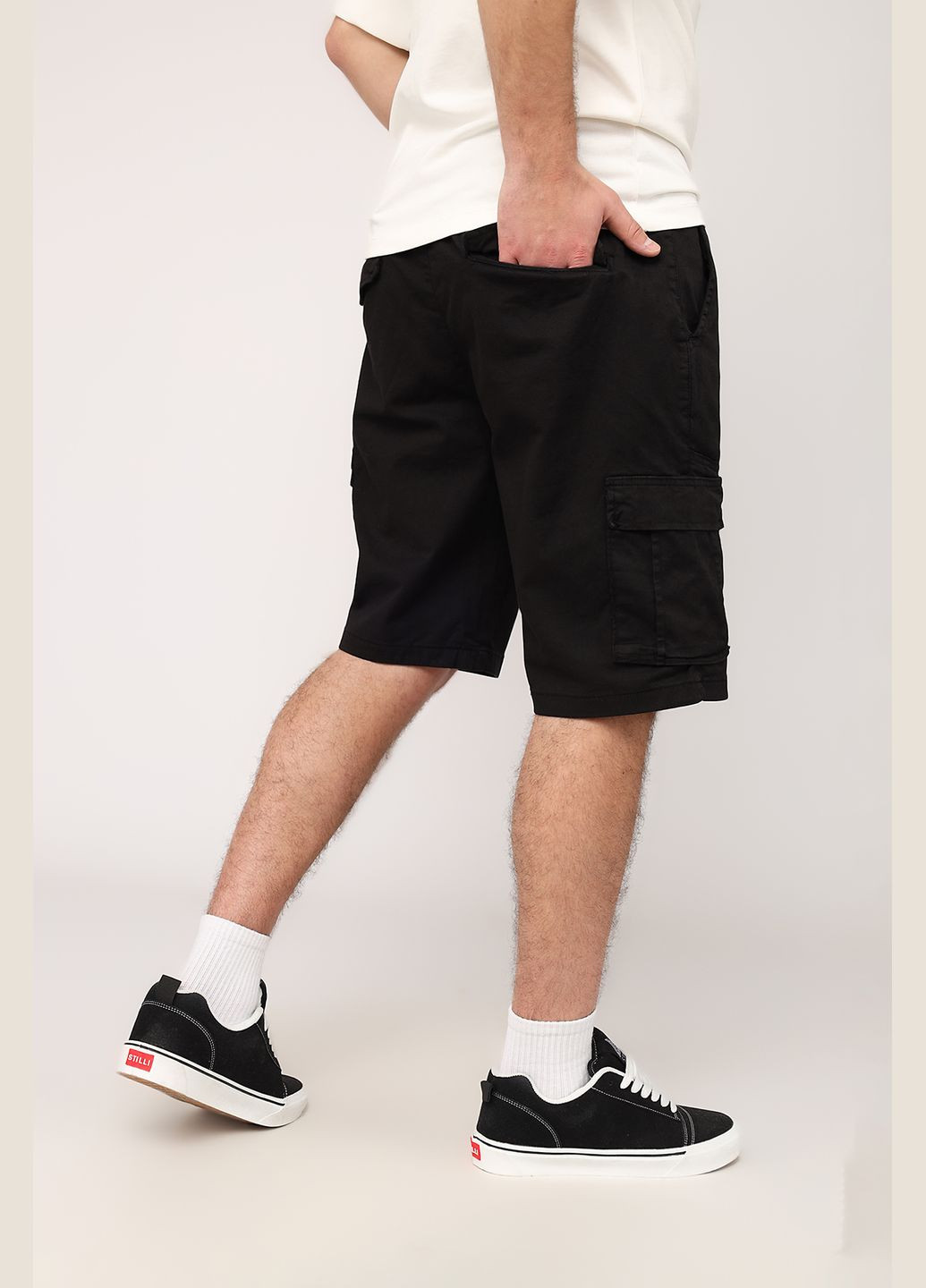 Шорты мужские цвет черный CB-00277360 ARSH (332330134)