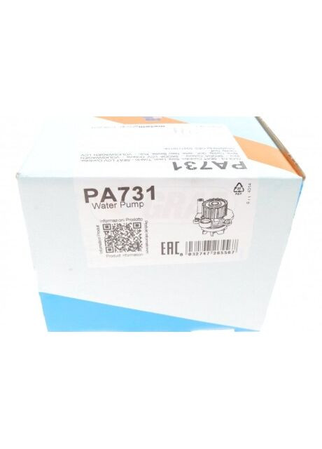 Насос воды Skoda Octavia/VW Caddy/Golf 1.9TDI/SDI 96-05 (19z)(R/B)(7 лоп)(h шкива=28.9mm/d имп=64mm PA731 UA63 Graf (345759879)