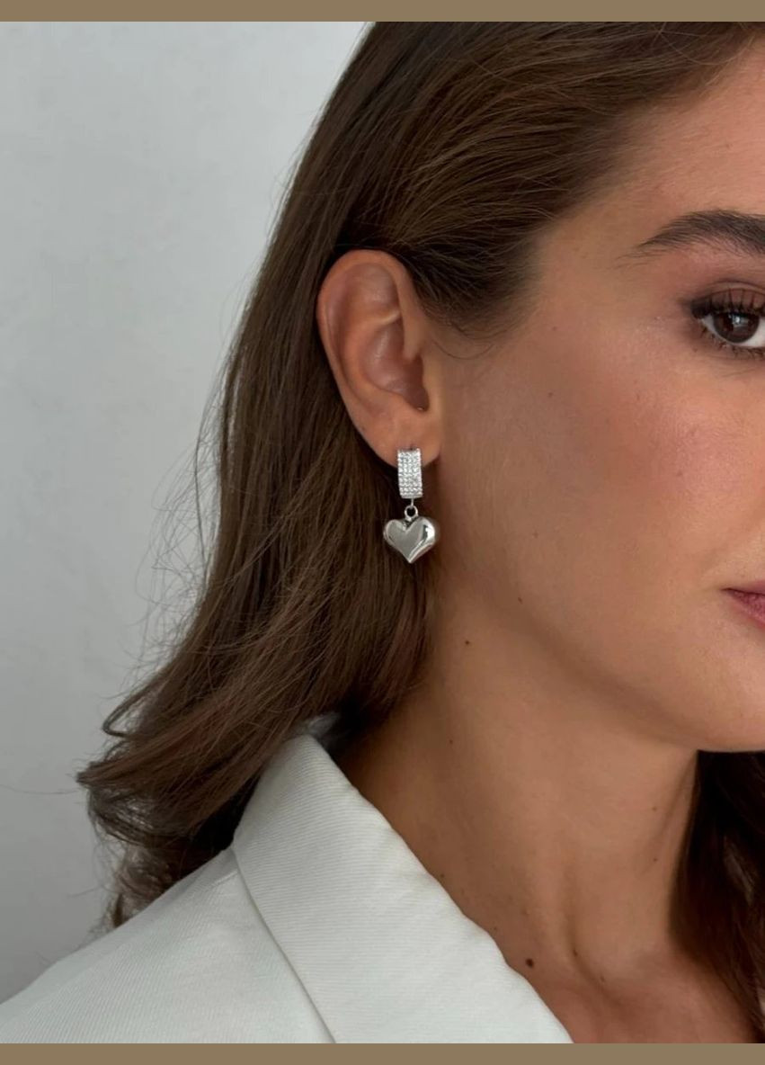 Сережки "Silver Futures" Le'Perle (329751187)