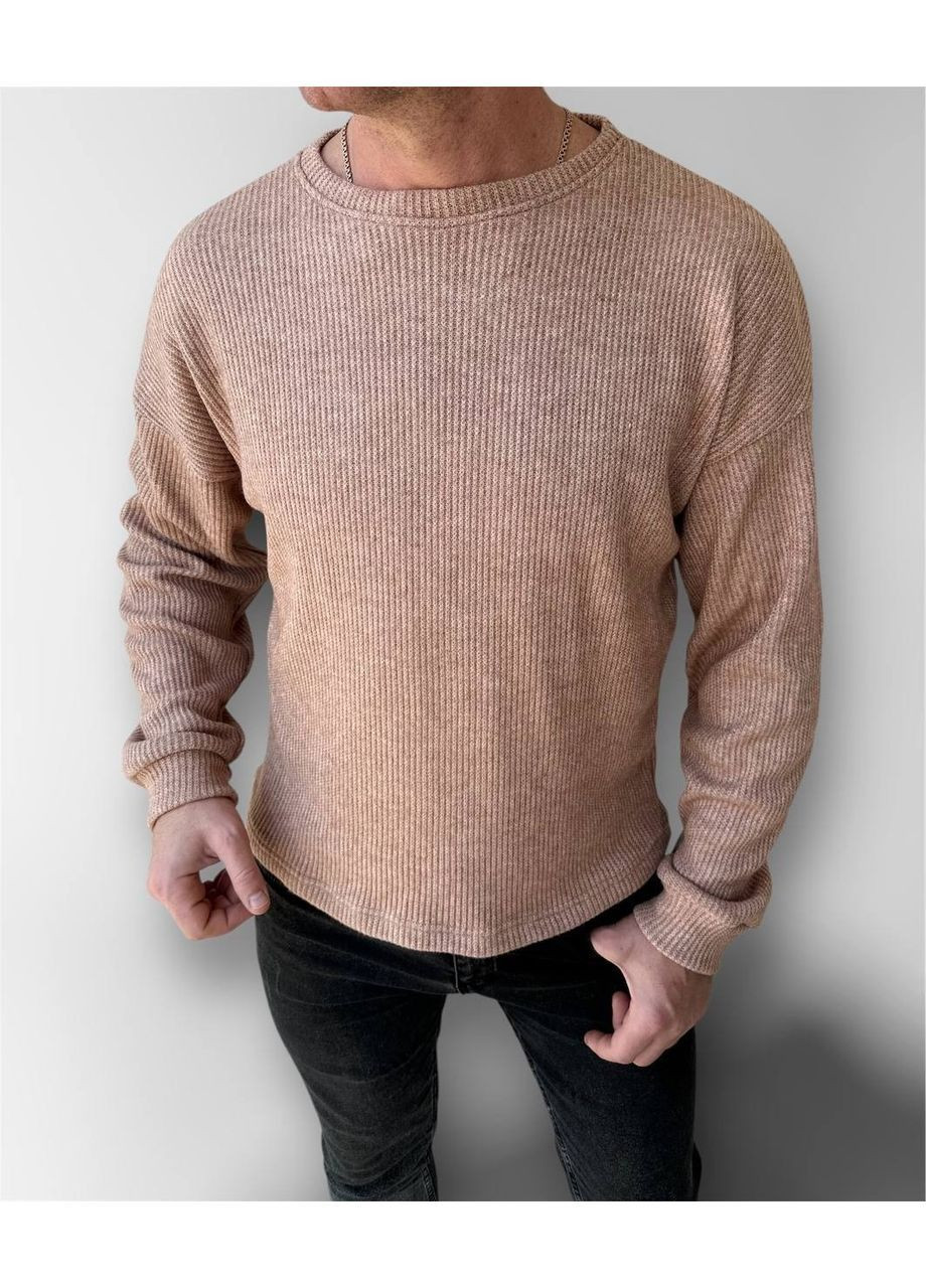 Бежевий демісезонний светр, колір бежевий Fashion