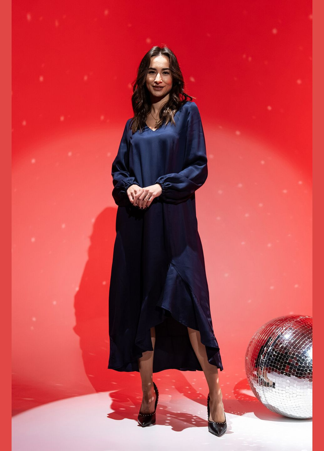 Темно-синее деловое, кэжуал, праздничный платье ри мары динара ск 2624 RiMari