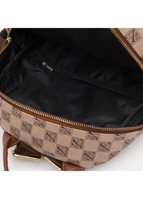 Рюкзак женский из экокожи 6 л городской маленький Бежевый 39429 Monsen (355884812)