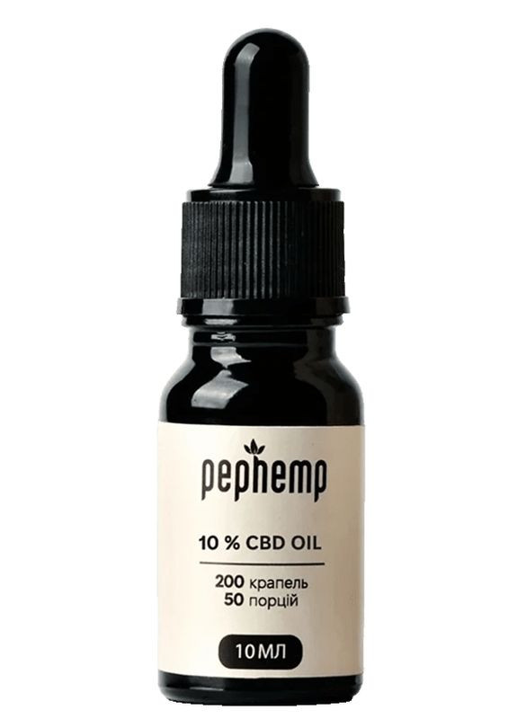 Масло КБД 10% со вкусом кокоса, 1000 мг 10% CBD Oil 10ml (1546028-43699832) Pep Hemp (368887190)