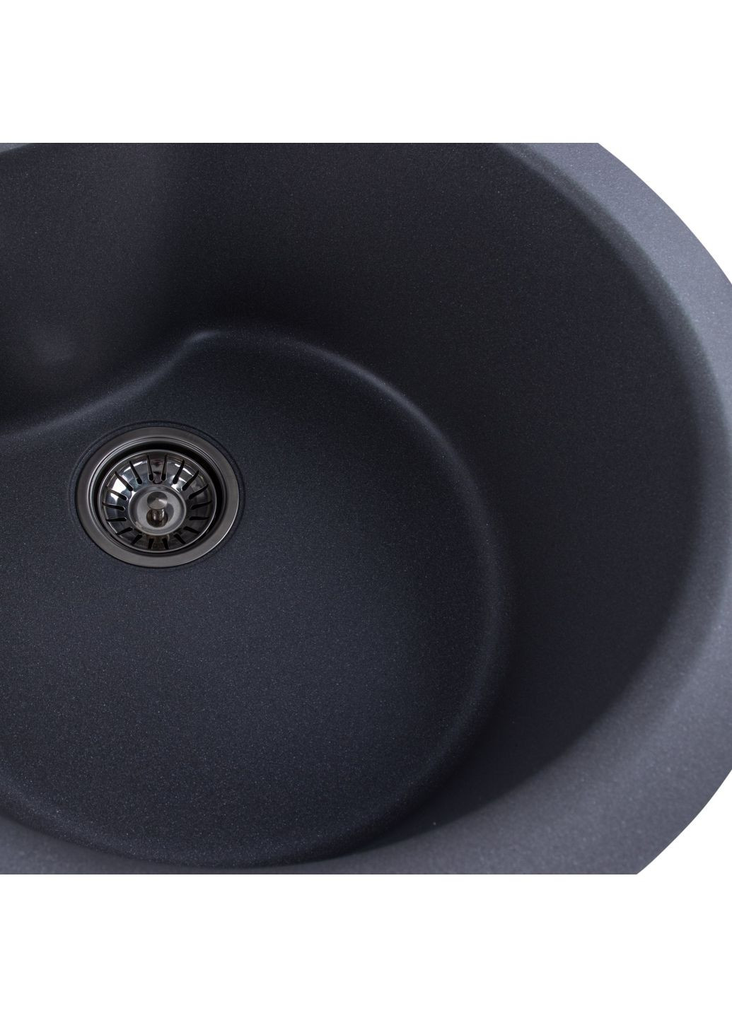 Гранітна мийка для кухні TURAS 480 матова Сірий мусон Valeso (358059874)