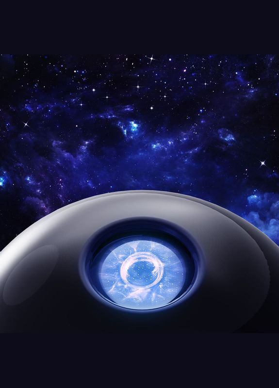 Проєктор Black Hole Galaxy Projector з таймером і обертом на 360° градусів бездротовий 11 шт. Lesko (349730430)