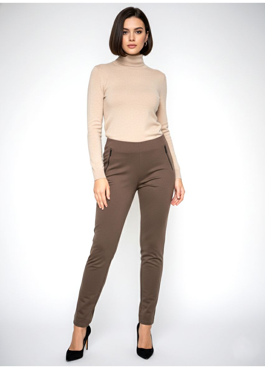 Жіночі брюки демісезонні Світло-коричневий Forza Viva (363261543)