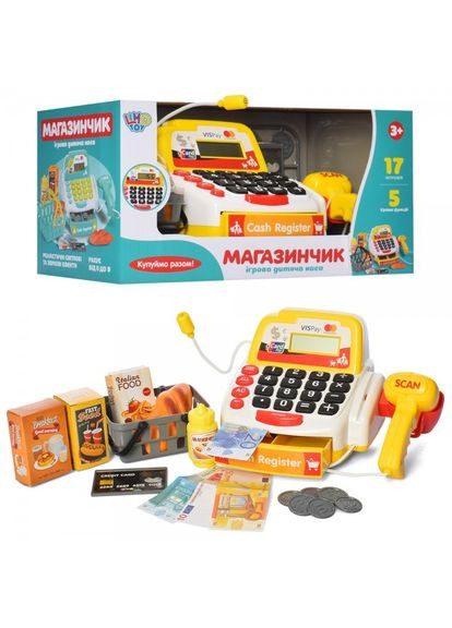 Детский игровой кассовый аппарат M-4392-I-UA Limo Toy (365658319)