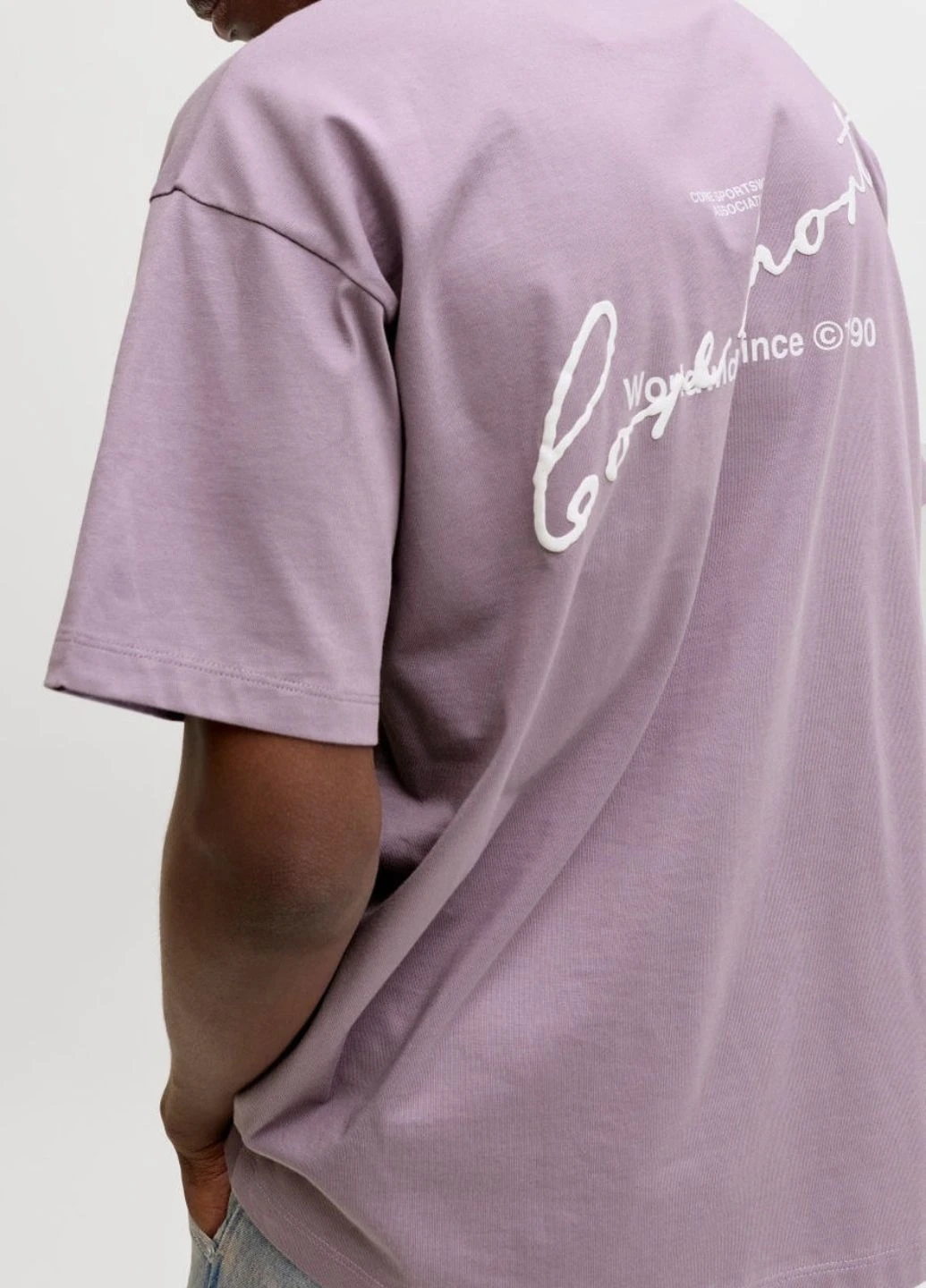 Сиреневая футболка Jack & Jones