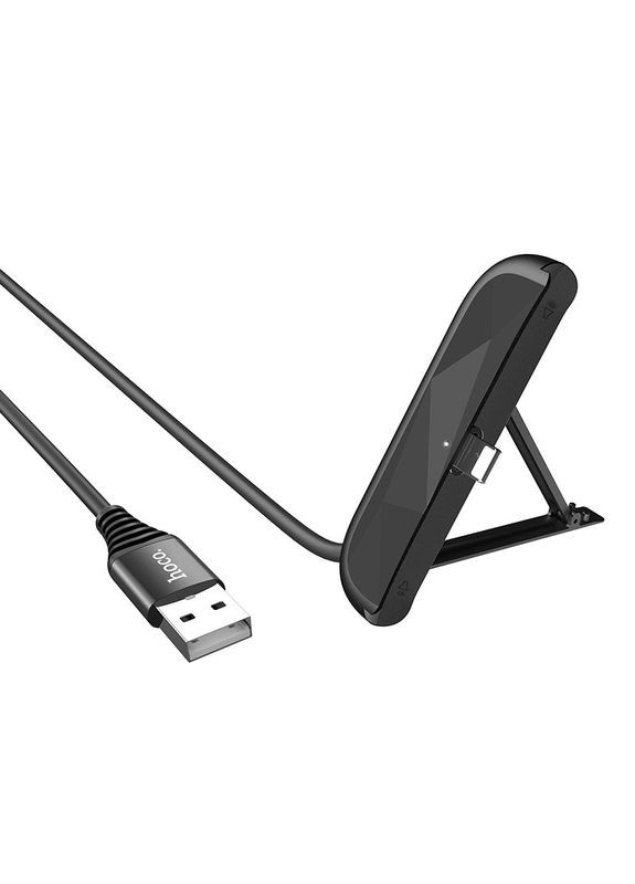Ігровий кабель з підставкою для iPhone, iPad U66 Lightning (1.2m) Black Hoco (368698077)