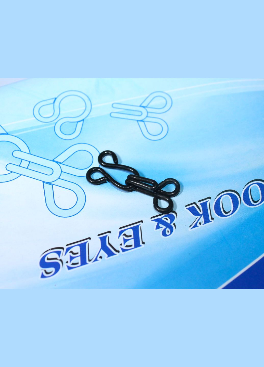 Гачки пришивні чорні №9/28мм/220пар FROM FACTORY KRB (339105098)