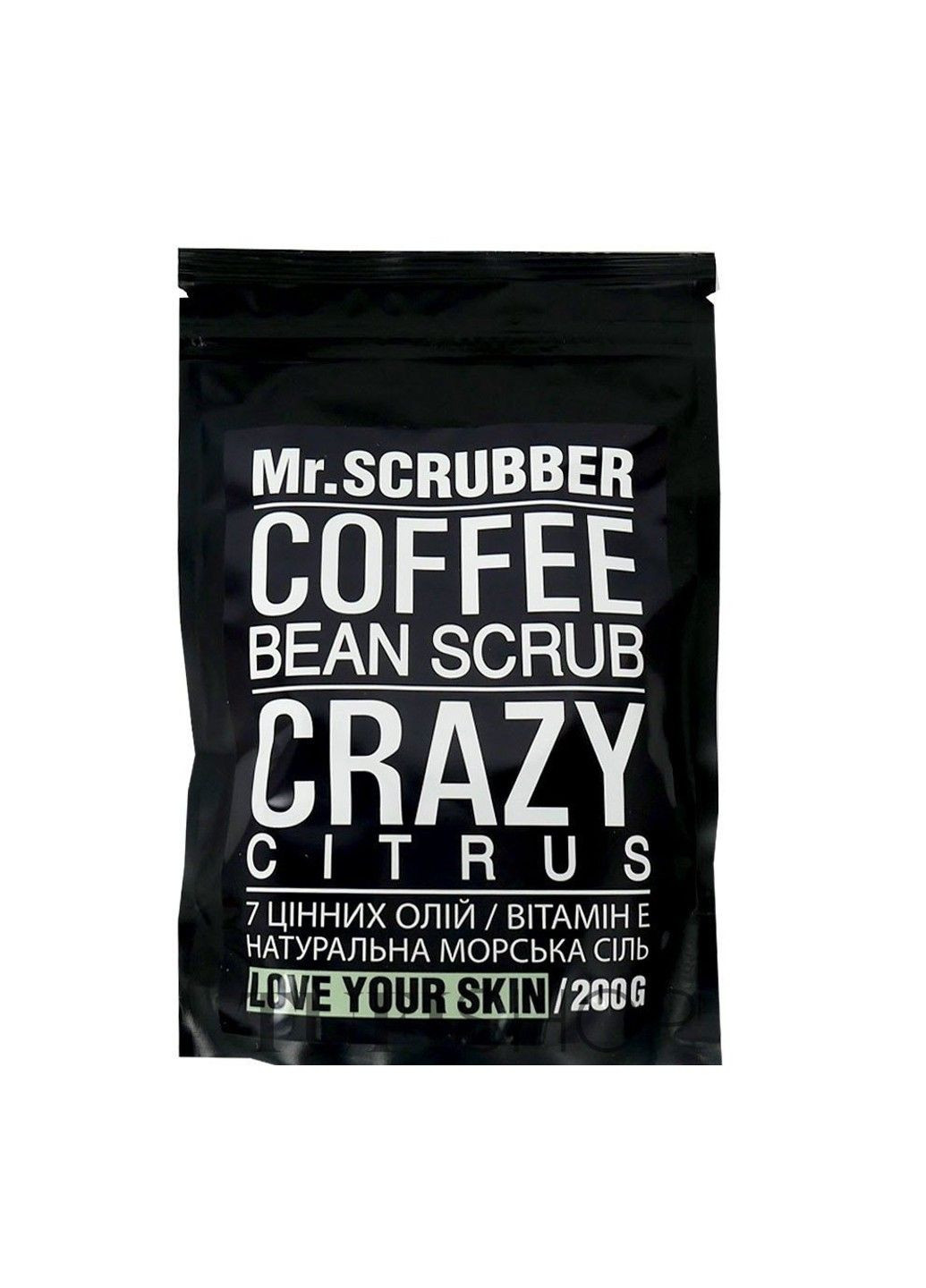 Скраб кофейный с ароматом цитруса для тела Mr.Scrubber Crazy Citrus 200g Mr. Scrubber (298054249)