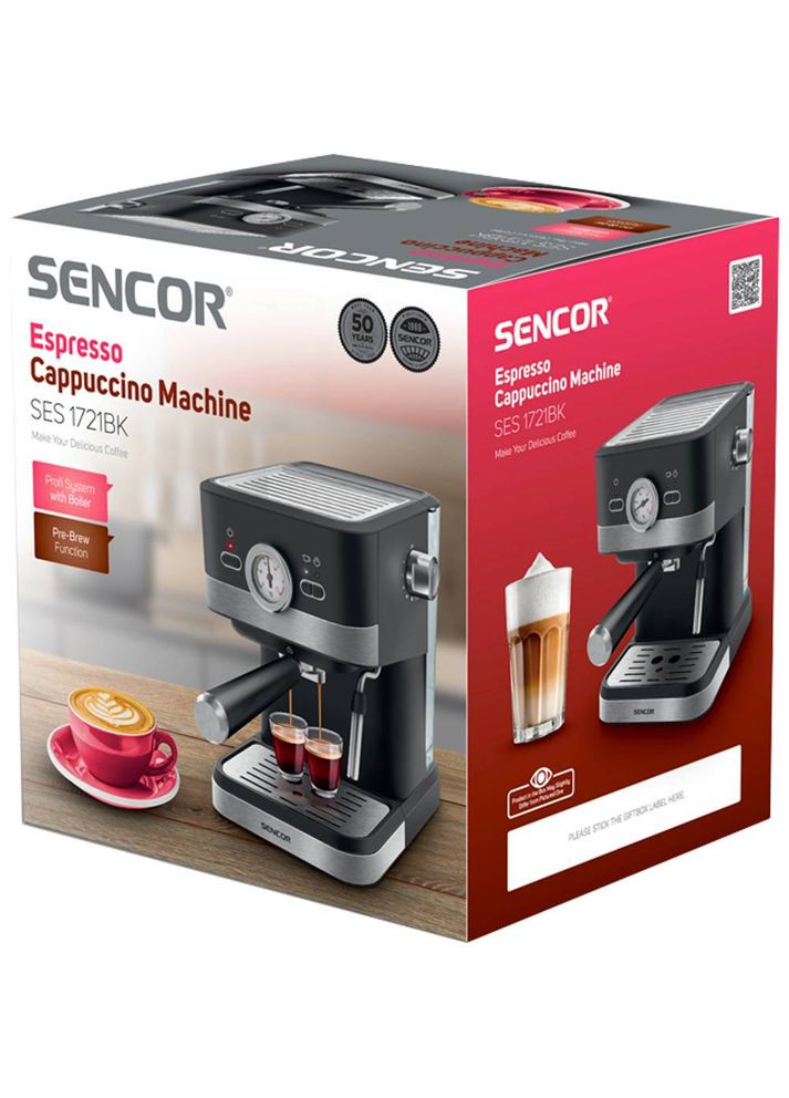 Кофеварка SES 1721BK Sencor (338628813)