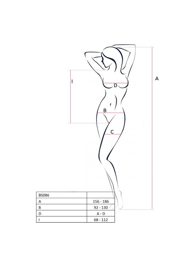 Бодистокинг BS086 white SO6378 Passion (316472320)