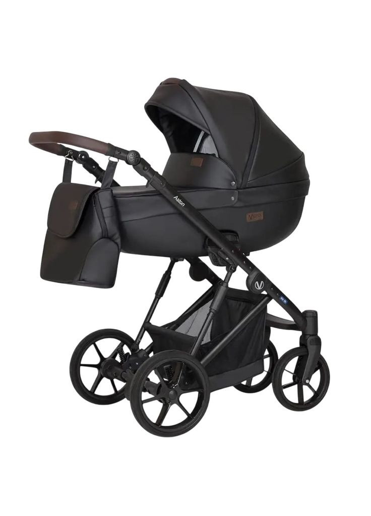 Универсальная коляска 3 в 1 Aston black, черный Verdi 9023-VA-06 (355794487)