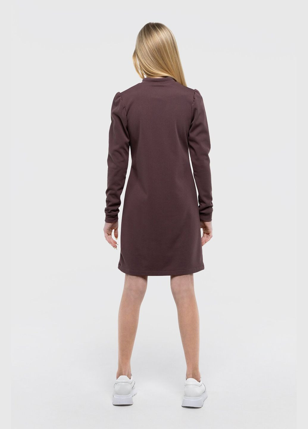 Комбинированное платье однотонное для девочки 2362 158 см темно-пудровый (2000990232038d) shop (2000990232038) MyChance (365040919)