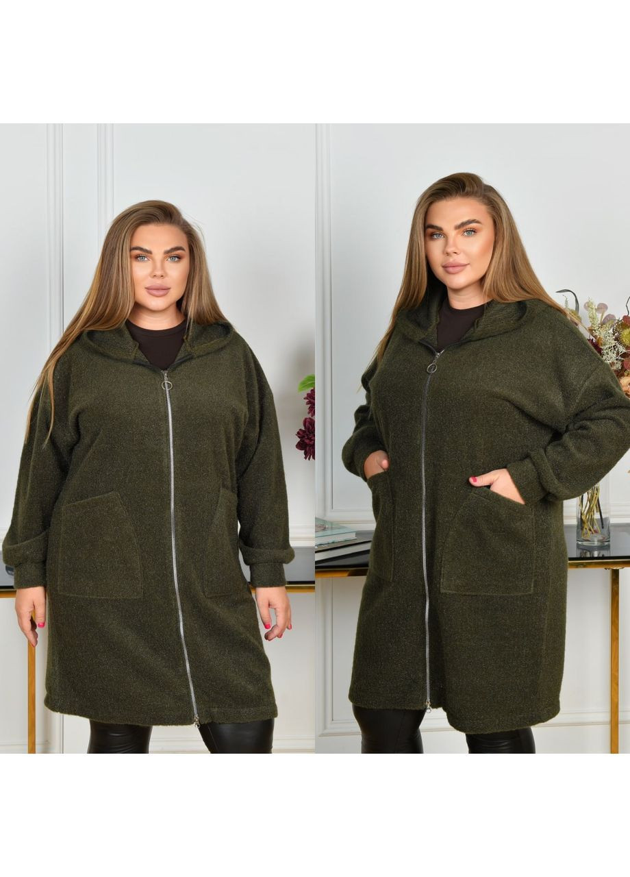 Кардиган Альпака якість люкс,прямий та вільний силует з капюшоном,на блискавці з кишенями Україна (363621253)