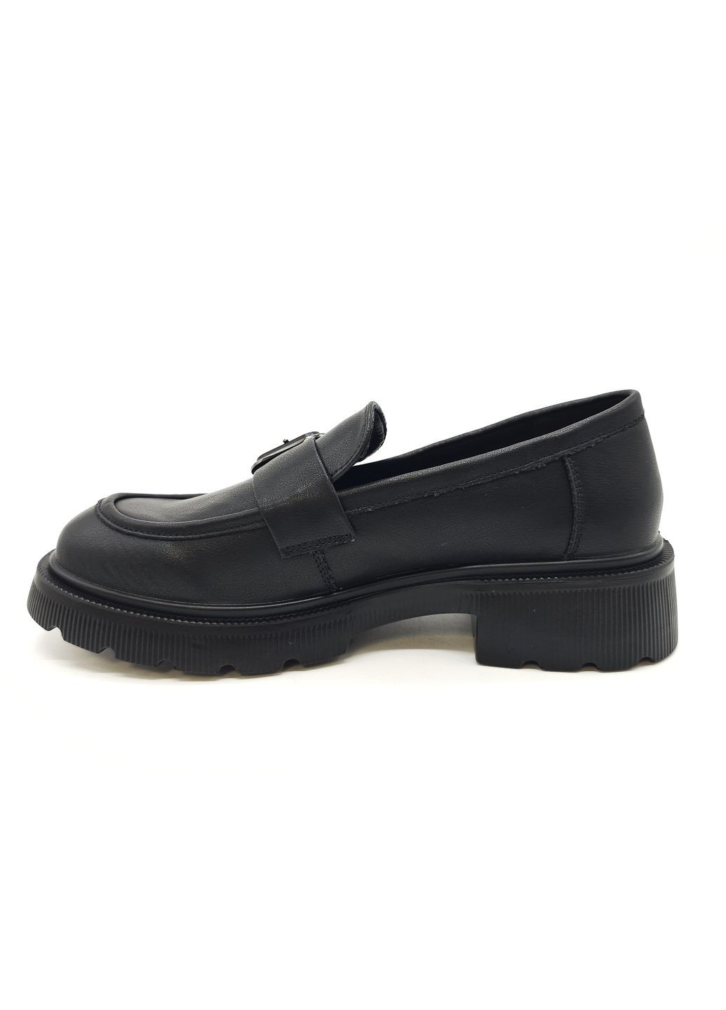 Женские туфли черные кожаные PP-19-11 23 см(р) PL PS