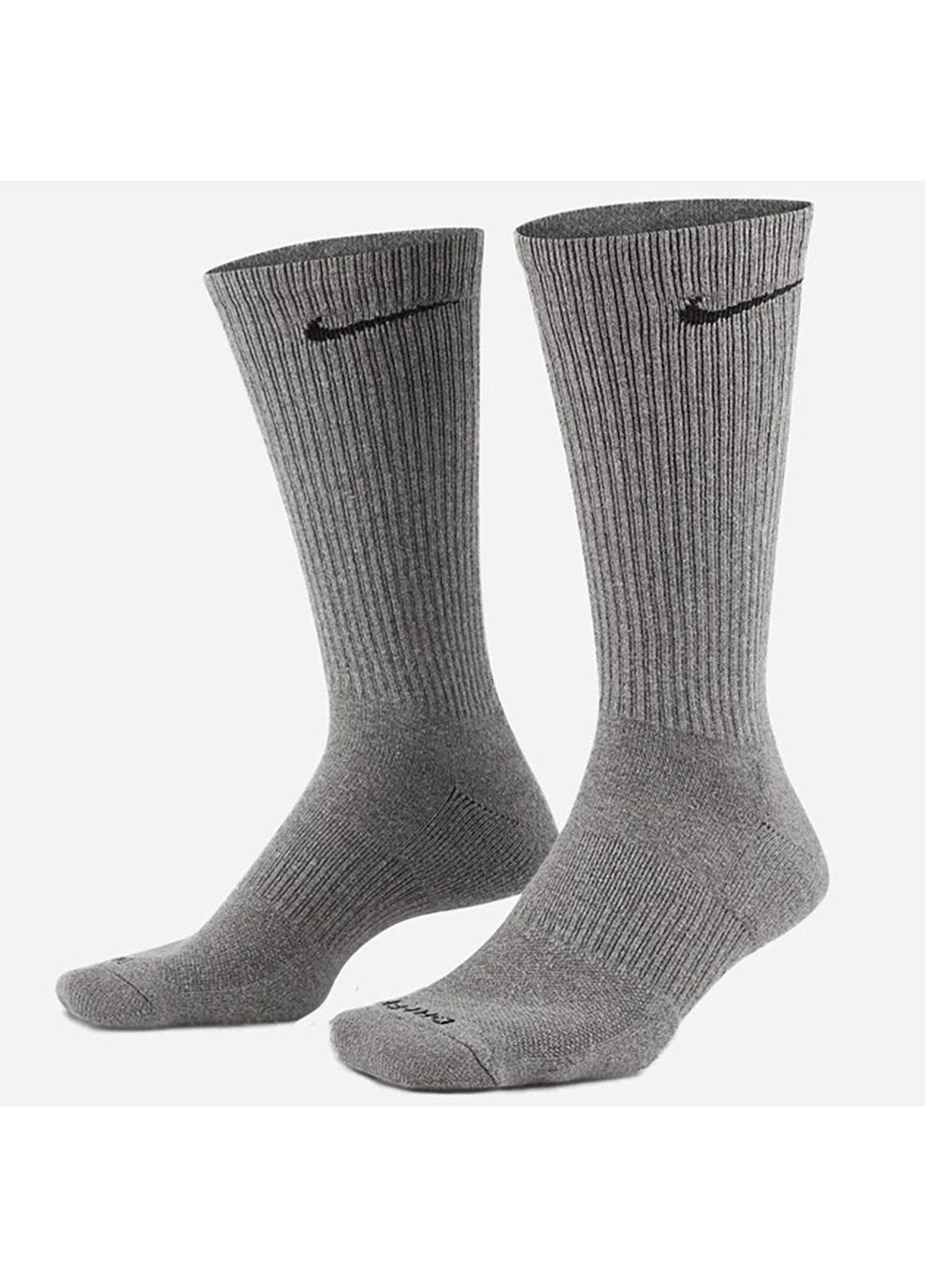 Чоловічі Шкарпетки U NK ED PLS CSH CRW 6PR - 132 Сірий Чол Nike (268982935)