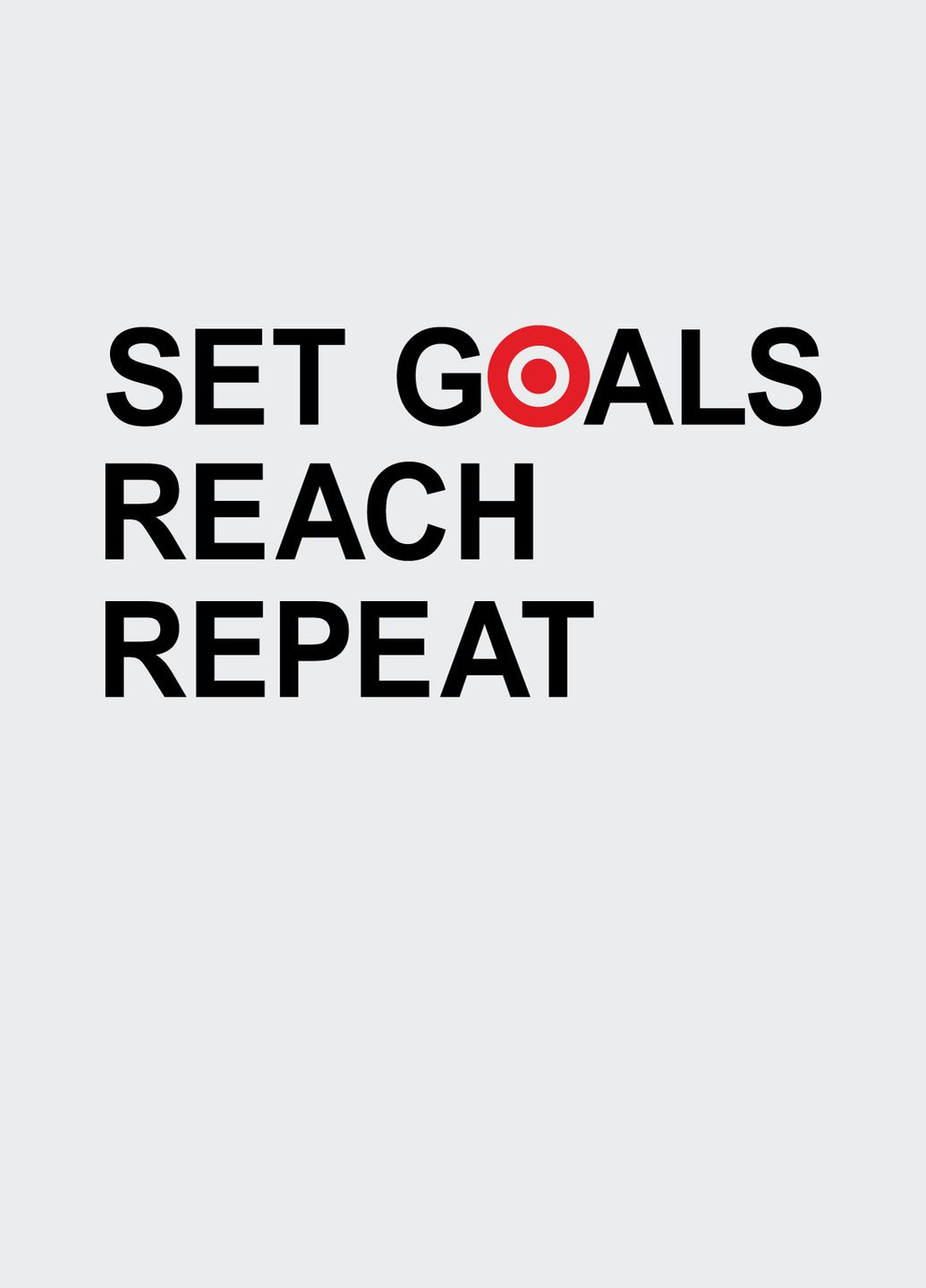 Постер "Set Goals Reach Repeat" (BDPOS9) BeriDari (268035676)