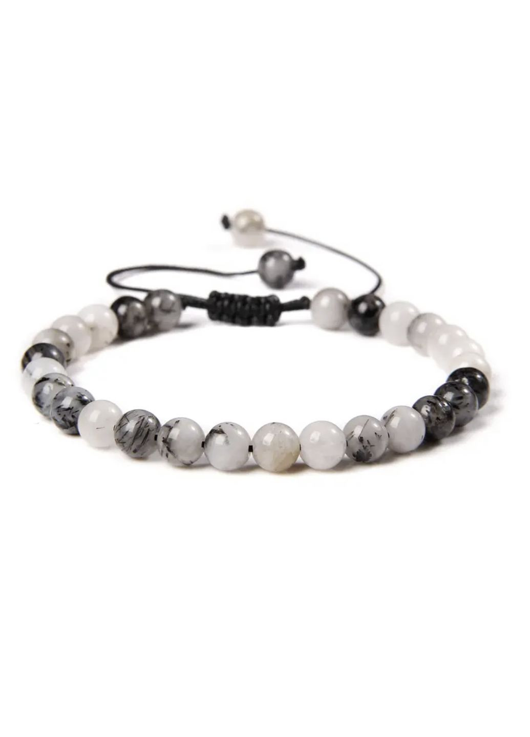 Браслет из кварца-волосатика (рутилового кварца) 6 мм на затяжке (80157) Hemst (301071289)