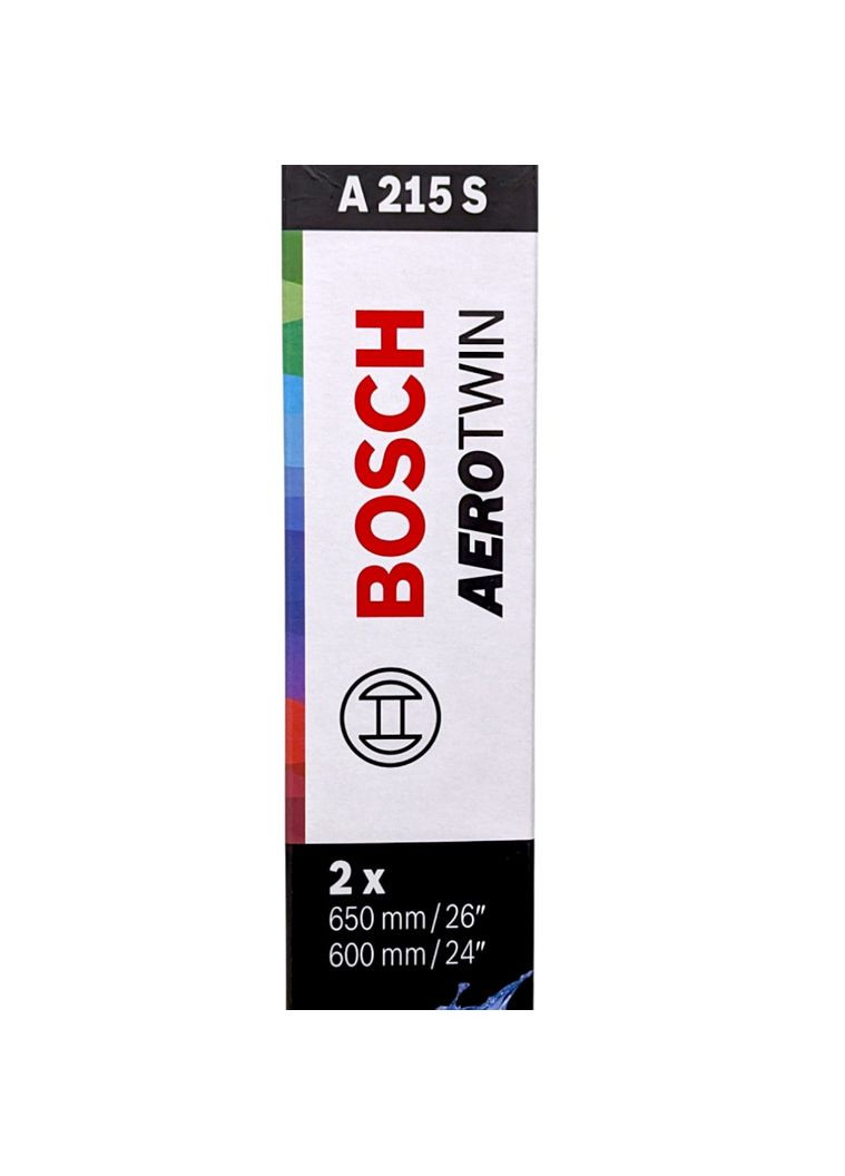 Щетки стеклоочистителя Aerotwin A215S бескаркасные 650/600мм (2 шт) передние со спойлером Bosch Sprinter (360876068)