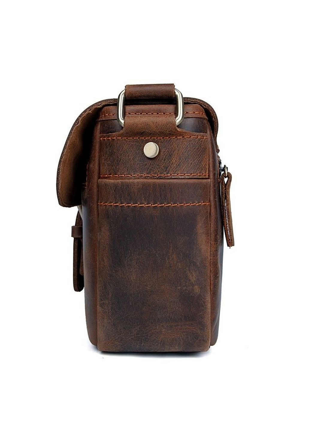 Мужская кожаная сумка через плечо 27х18х8 см John McDee (315869124)