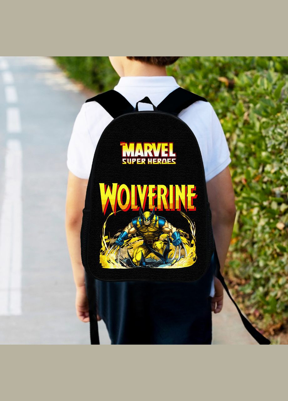 Рюкзак дитячий Марвел Росомаха "Wolverine" 34х27 см, ранець міський супер герой Marvel Comics, для хлопчика (0268) No Brand (325450278)