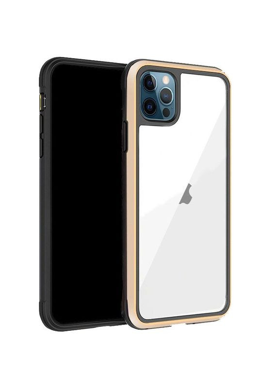 Чохол PC+TPU+Metal K DOO Ares для Apple iPhone 13 Pro Max (6.7") Золотий Epik (372499835)