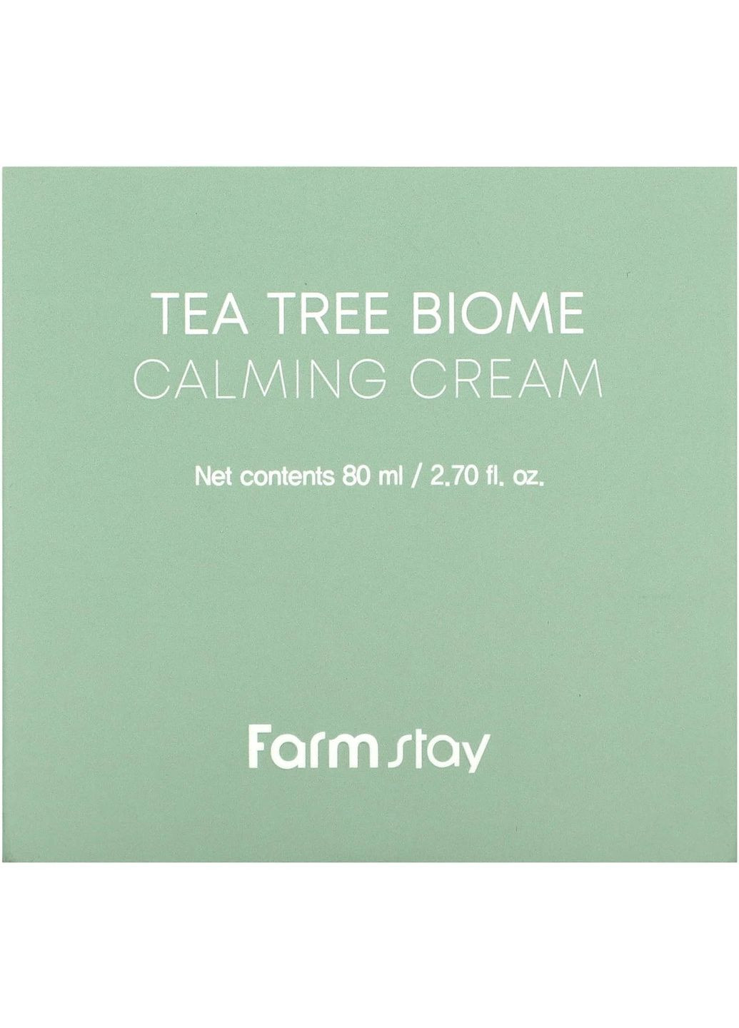 FarmStay Крем для обличчя  Tea Tree Biome Calming Cream 80 мл — Крем, Південна Корея (328446978)