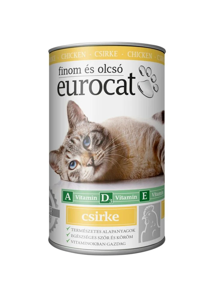 Корм вологий Poultry для котів шматочки в желе з птицею 415 г LP EuroCat (388185399)