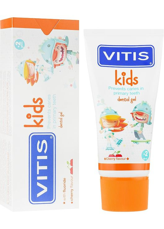 Зубная гель-паста для детей Vitis Kids 50ml (646883-82363) Dentaid (368619935)