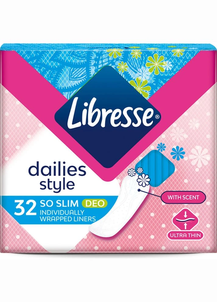 Щоденні прокладки Dailies Style Deo 32 шт (7322540465099) Libresse (323429050)