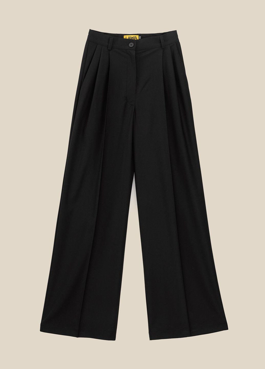 Брюки палаццо с узором женские WTC02336 Черный shop (2000990770899) LAWA Палаццо (361498803)