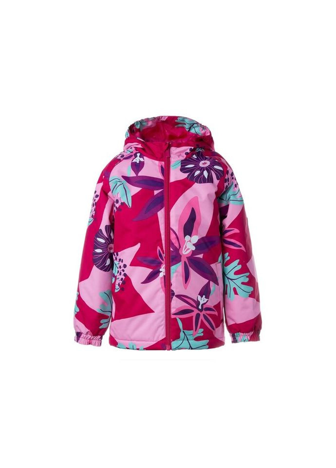 Фуксиновая демисезонная куртка alexis 18160010 фуксия с принтом 98 (4741468878348) Huppa