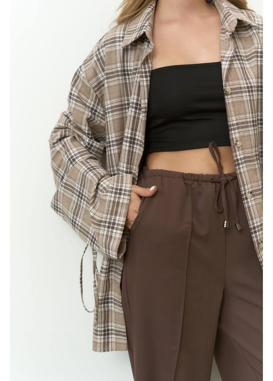 Жіночі штани палаццо з високою посадкою MonCher (362206335)