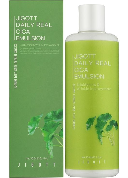 Успокаивающая эмульсия с центелой азиатской Daily Real Cica Emulsion 300ml (1138939-105357) Jigott (368616582)
