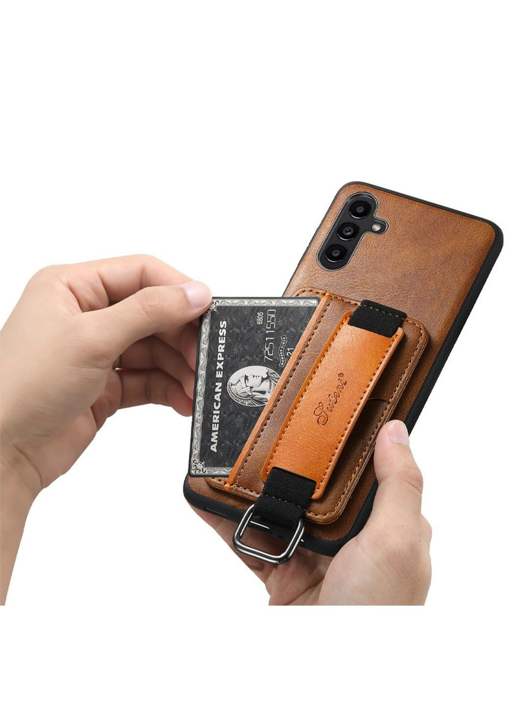 Кожаный чехол Wallet case and straps для Samsung Galaxy A14 4G/5G Epik (293512148)