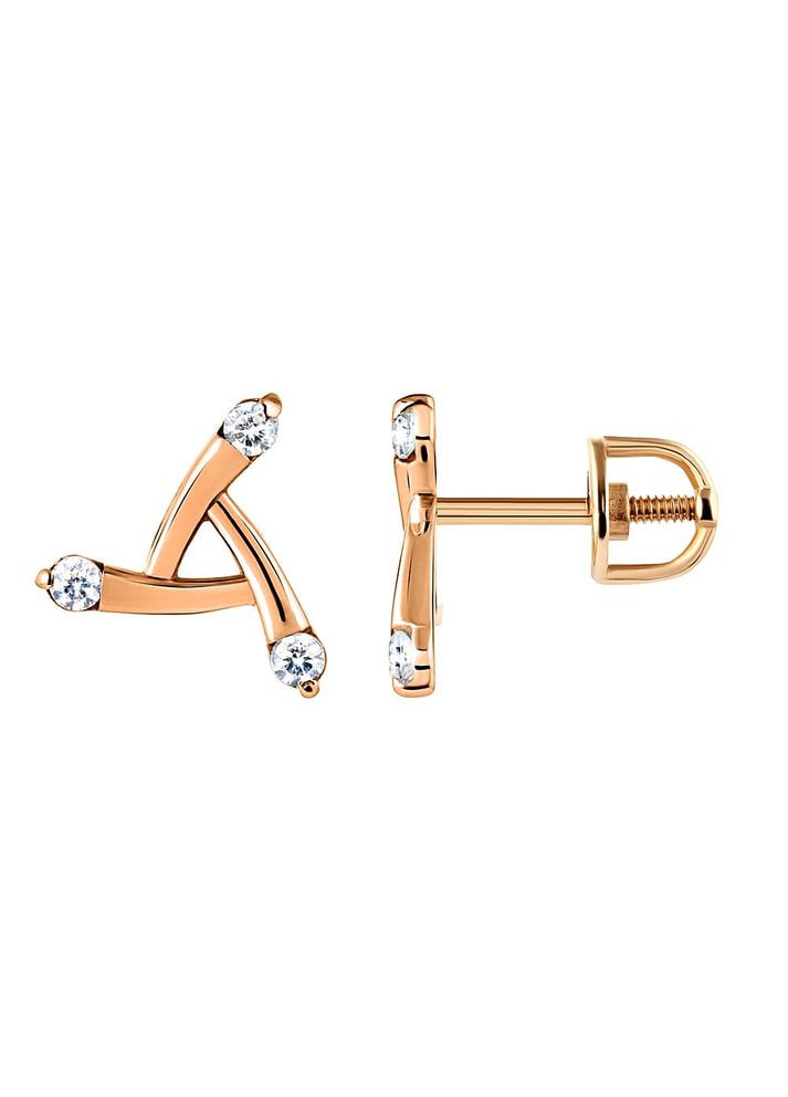 Золоті сережки-гвоздики (з40035) IRIJ (331017035)