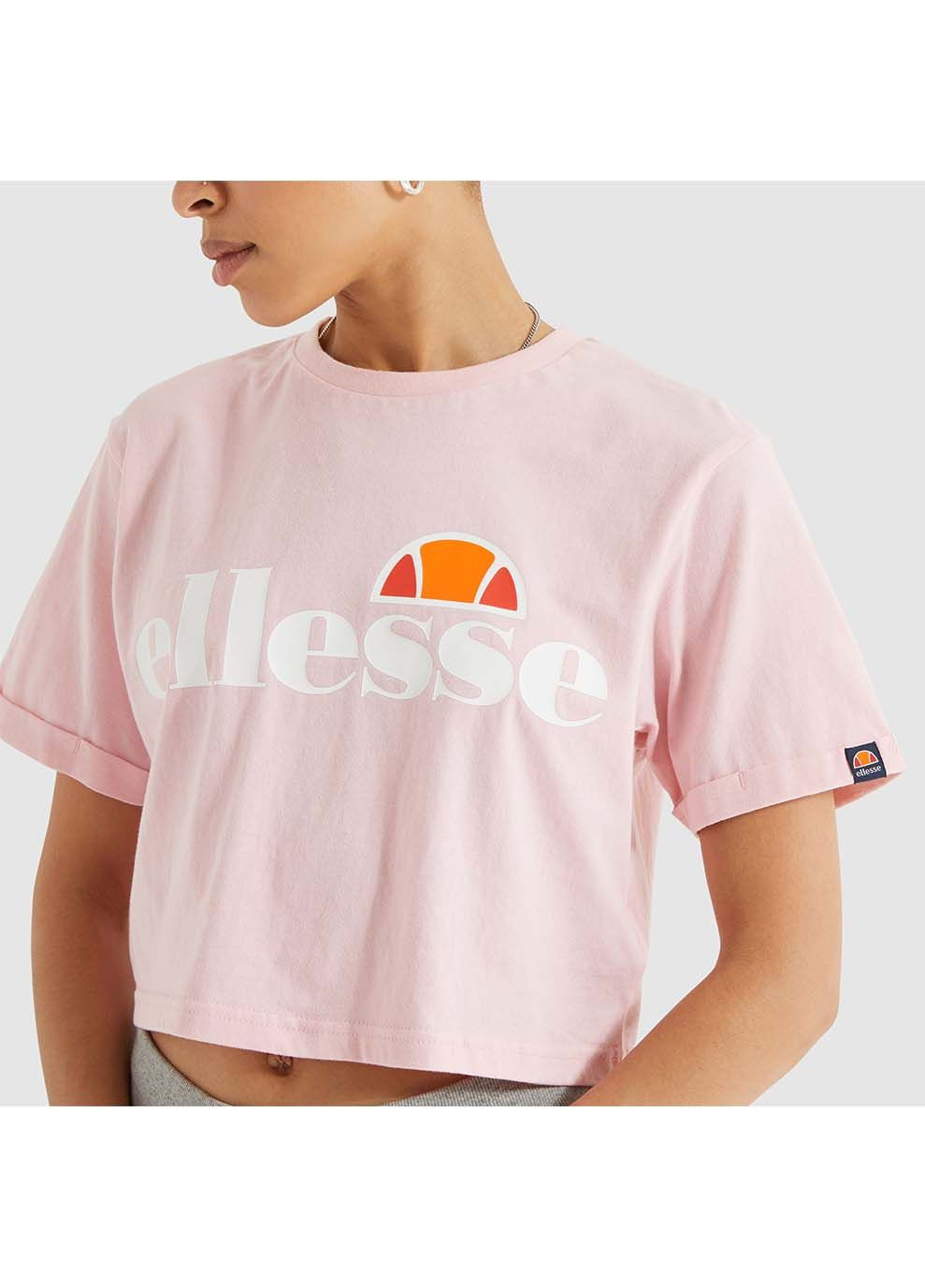 Женская Футболка Alberta Cropped Tee Розовый Ellesse - (302209886)